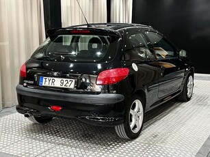 Peugeot 206 2.0 GTi 136hk Panorama Skinn Nyservad Besiktad