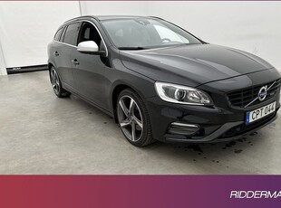 Volvo V60D4 R-Design VOC Taklucka Värm Sensorer Navi Drag 2015, Kombi