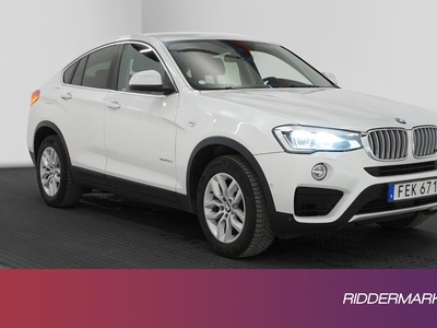 BMW X4 xDrive35d 313hk HUD Navi Kamera Keyless Halvskinn