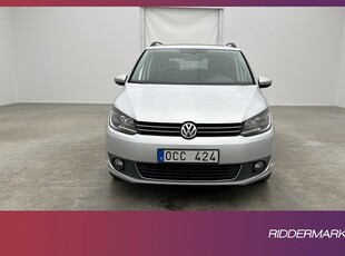 Volkswagen Touran 1.6 TDI 105hk Masters 7-Sits Pano Sensorer