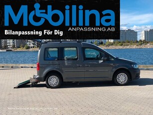 Volkswagen Caddy Life - Handikappanpassad Rullstolsbil