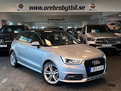 Audi A1 Sportback 1.0 TFSI S-line Låga mil Två Färgad 95hk