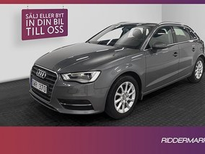 Audi A3 2.0 TDI S tronic 150hk Comfort Värmare Sensorer Drag