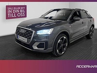 Audi Q2 TFSI 150hk S-Line B&O Halvskinn Sensorer 0.58l/mil