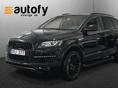 Audi Q7 3.0 TDI V6 Q DESIGN 7-SITS SKINN BLACK-OPTIK