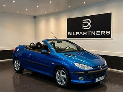 Peugeot 206 CC 1.6-SoV-0%ränta-nybesiktad