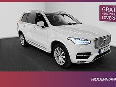 Volvo XC90 D4 AWD Inscription 7-Sits VOC Pano Värm HUD Skinn