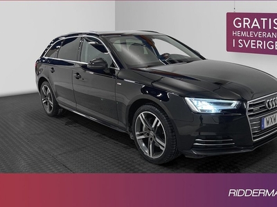 Audi A4Avant TDI Proline Sensorer Sportstol 0.45L mil 2017, Kombi