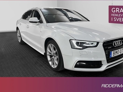 Audi A5Sportback 2.0 TDI Q S-Line Värm Halvskinn Drag 2014, Sportkupé