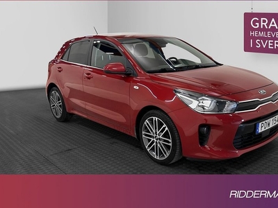 Kia Rio1.2 CVVT Advance Kamera Navi Rattvärm Välservad 2017, Halvkombi