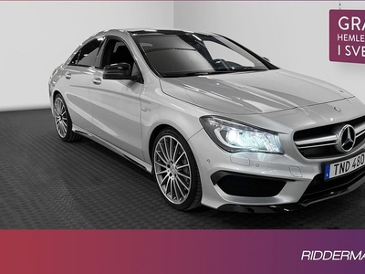 Mercedes CLA45 AMGBenz CLA 45 AMG 4Matic Pano H K Kamera Navi 2014, Sportkupé