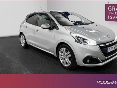 Peugeot 2081.2 VTi Style Pano CarPlay Sensorer Välserv 2018, Halvkombi