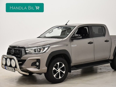 Toyota HiluxDubbelhytt 2.4 AWD M-värm Drag Navi SoV-hjul 2019, Pickup