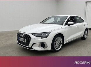 Audi A3Sportback 35 TFSI Proline Cockpit Sensorer 2021, Halvkombi