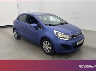 Kia Rio1.2 CVVT Manuell Rattvärme Låg-Skatt 0,51l mil 2014, Halvkombi