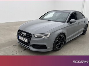 Audi A3Sedan TDI Quattro S-Line Taklucka Svart-optik 2016, Halvkombi