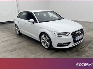 Audi A3Sportback 2.0 TDI S-Line Halvskinn Sensorer 2014, Halvkombi