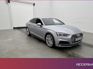 Audi A5Sportback 45 TFSI Q S-Line Halvskinn Elstolar 2019, Sportkupé