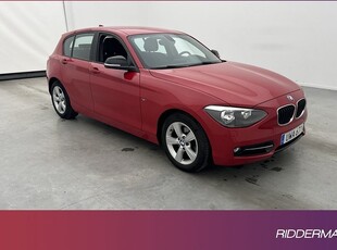 BMW 118d Sport line 2 Brukare ACC P-Sensorer 0.45l Mil 2012, Halvkombi