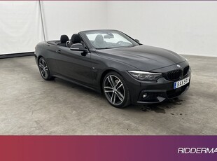 BMW 430i Convertible M Sport HiFi Värm HUD Skinn Navi 2017, Sportkupé