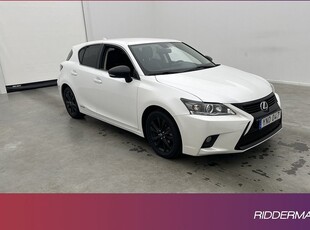 Lexus CT200h CVT Sport Kamera Navi Halvskinn 0,38l Mil 2017, Halvkombi