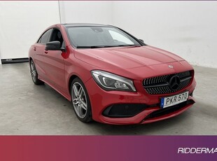 Mercedes CLA200Benz CLA 200 AMG Kamera Pano Halvskinn 2017, Sportkupé