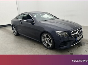 Mercedes E300Benz E 300 Coupé AMG Navi Pano P-värm Kamera Skinn 2017, Sportkupé