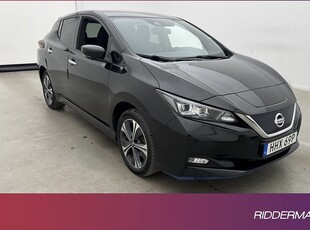 Nissan Leafe 62 kWh N-Connecta Rattvärme 360° Navi 2021, Halvkombi