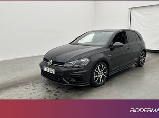 Volkswagen GolfR Cockpit CarPlay Sensorer Ambient 2018, Halvkombi