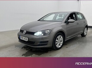 Volkswagen GolfTDI 4M Värm Kamera Navi CarPlay Drag 2016, Halvkombi