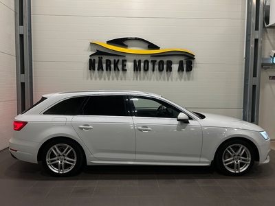 Audi A4 Avant 2.0 TDI S Tronic Euro 6 Blåtand Diamond White