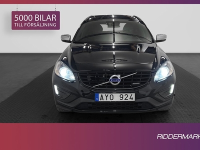 Volvo XC60 D4 AWD R-Design Pano Värmare Navi BLIS Välservad