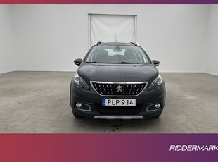 Peugeot 2008 1.2 VTi 82hk Allure Sensorer Halvskinn Välserv