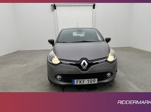 Renault Clio 0.9 TCe 90hk Navi Farthållare Välserv 0.45L/mil