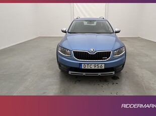 Skoda Octavia Scout 2.0 TDI 4x4 150hk Värmare Sensorer Drag