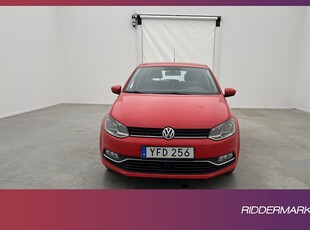 Volkswagen Polo 1.2 TSI 90hk Bluetooth Välservad 0,49l/mil