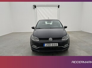 Volkswagen Polo TSI 90hk Bluetooth 0,47l/mil Låg-Årsskatt