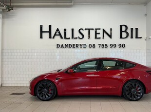 Tesla Model 3Performance AWD Autopilot 1Ägare Svensksåld 2022, Halvkombi