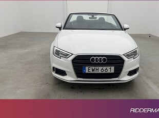 Audi A3Cabriolet 1.5 TFSI Proline Sensorer Välservad 2018, Halvkombi