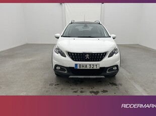 Peugeot 2008 1.2 PureTech 110hk Panorama Sensorer Halvskinn