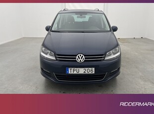 Volkswagen Sharan 2.0 TDI 4M 7-sits Pano Värmare Kamera Drag