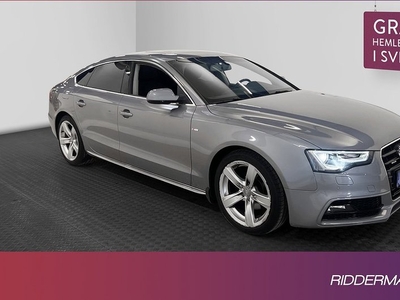 Audi A5Sportback TDI Q S-Line Talucka Navi Sensorer 2015, Sportkupé