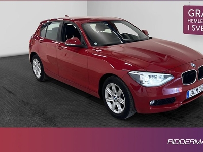 BMW 118d 5-dörrar Sensorer Keyless Välserv 0.41l mil 2014, Halvkombi