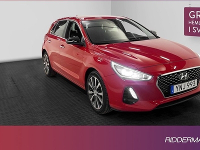 Hyundai i301.6 CRDi DCT Premium Kamera Navi Välservad 2018, Halvkombi