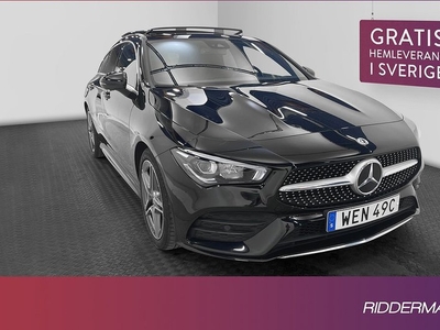 Mercedes CLA200Benz CLA 200 Shooting Brake AMG Pano Wide Dragkrok 2021, Kombi