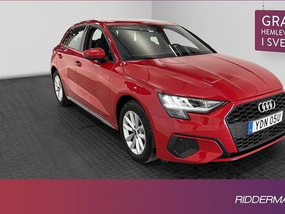 Audi A3Sportback TFSI Proline Cockpit Sensorer 2023, Halvkombi