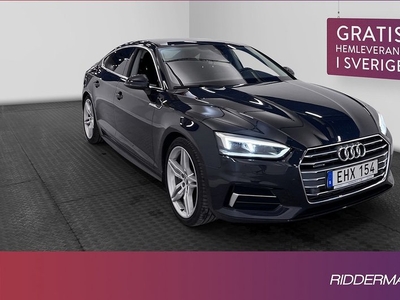 Audi A5Quattro Sportback TFSI Proline En-bruk Välserv 2018, Sportkupé