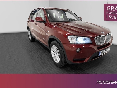 BMW X3xDrive30d Backkamera Navigation Skinn 2014, SUV