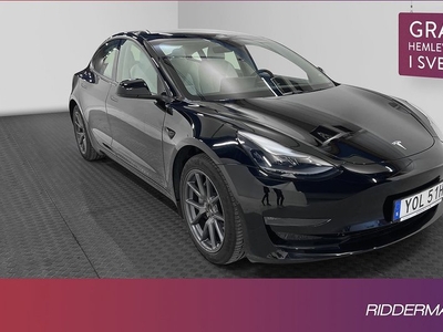 Tesla Model 3Long Range AWD Dragkrok Sv.Såld 2021, Halvkombi