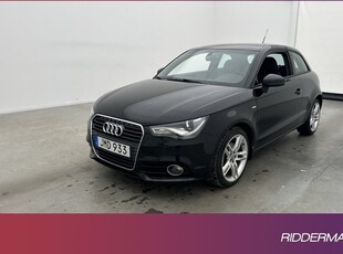 Audi A11.4 TFSI S-Line Halvskinn 0.53L Mil Låg-Skatt 2011, Halvkombi